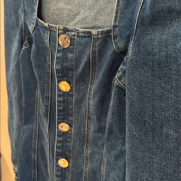 House of Harlow 1960 denim mini dress - Picture 4 of 6